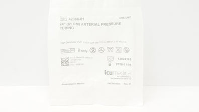 ICU Medical 42366-01 24inch Arterial Pressure Tubing
